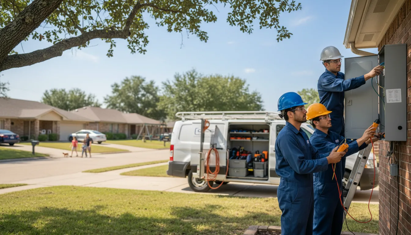 Certified electrician providing emergency electrical services in Bernville, PA